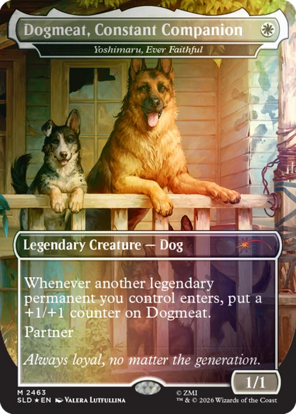 Magic: The Gathering - Secret Lair x Fallout: GREET THE DOG (Traditional Foil) (Englisch)