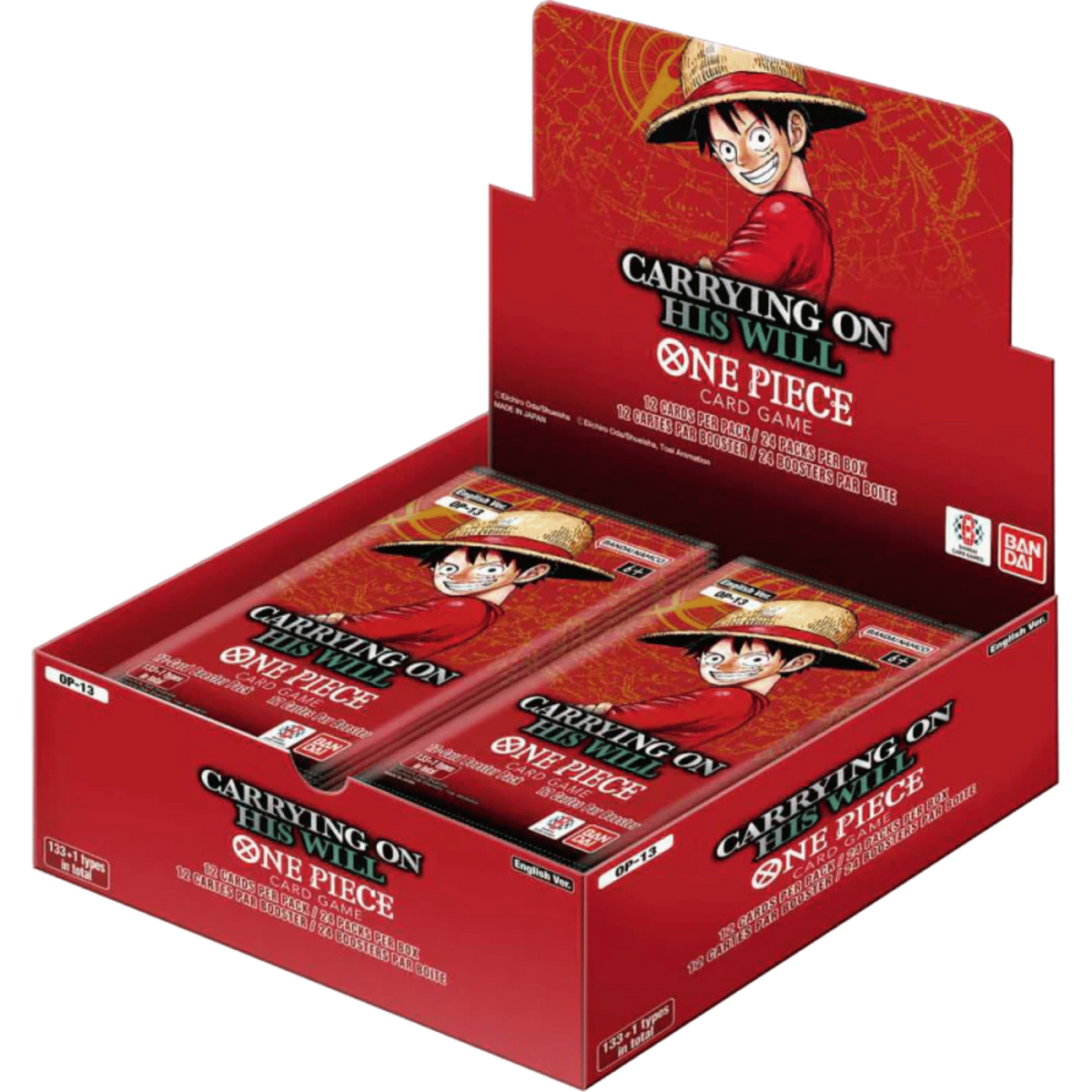 One Piece Card Game: Carrying On His Will Booster Display (OP-13) (Englisch)