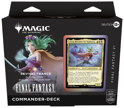 Magic: The Gathering - Final Fantasy Commander Deck "Revival-Trance" (Deutsch)