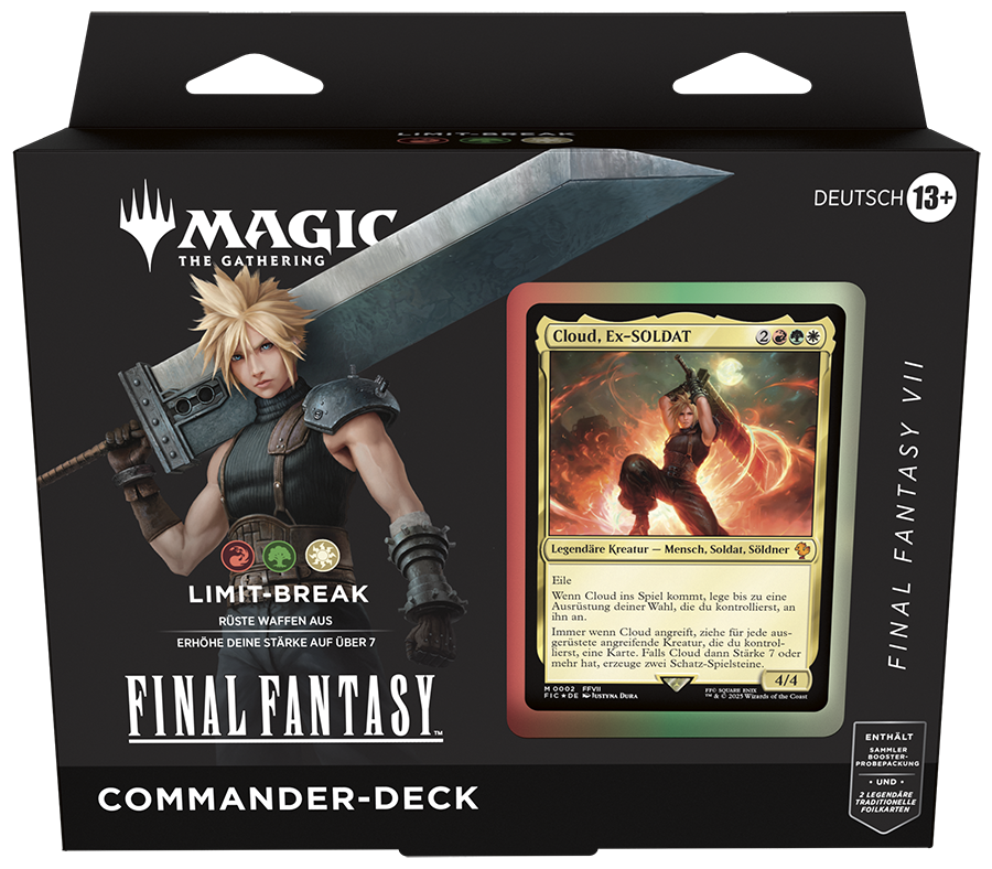 Magic: The Gathering - Final Fantasy Commander Deck "Limit-Break" (Deutsch)