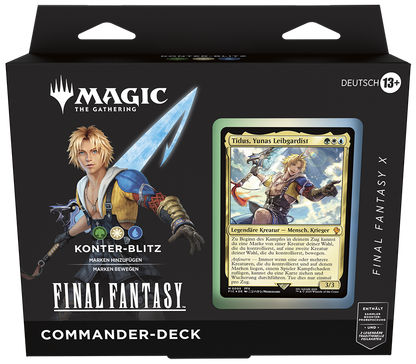 Magic: The Gathering - Final Fantasy Commander Deck "Konter-Blitz" (Deutsch)