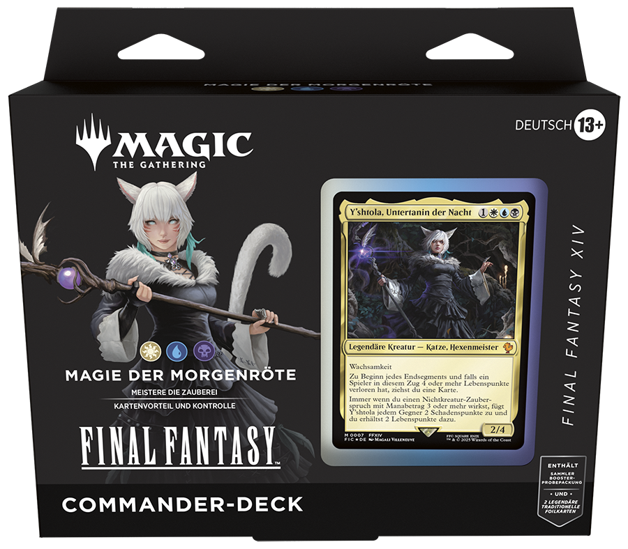 Magic: The Gathering - Final Fantasy Commander Deck "Magie der Morgenröte" (Deutsch)