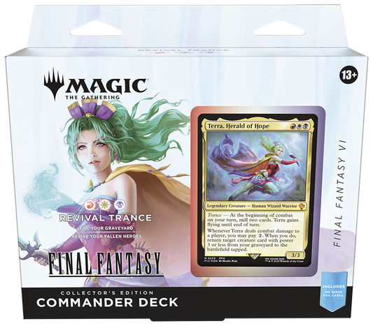 Magic: The Gathering - Final Fantasy Collector's Edition Commander "Revival Trance" (Englisch)