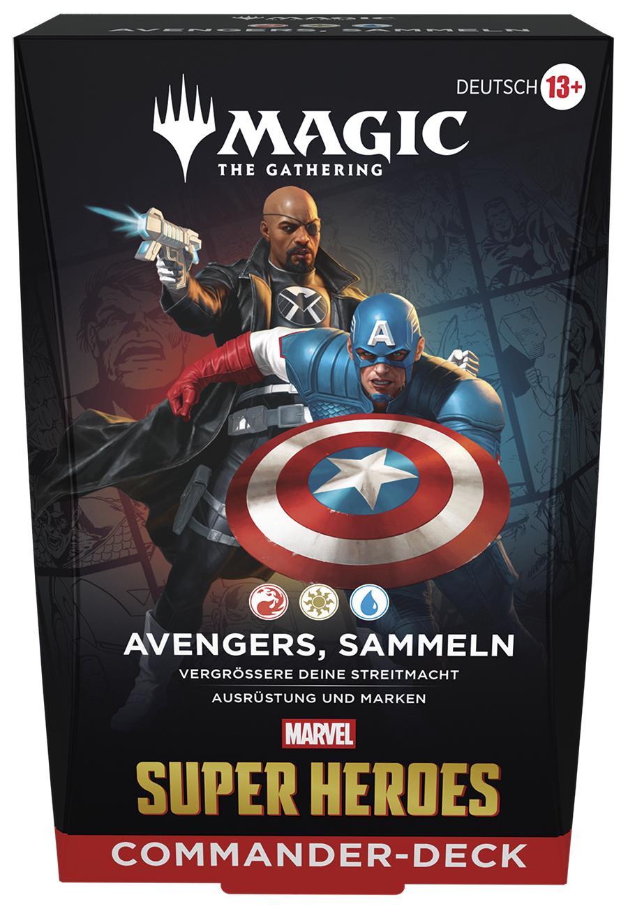 Magic: The Gathering - Marvel Super Heroes Commander Deck "Avengers, Sammeln" (Deutsch)