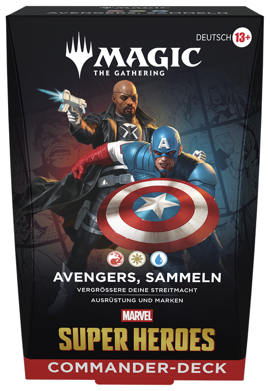 Magic: The Gathering - Marvel Super Heroes Commander Deck "Avengers, Sammeln" (Deutsch)