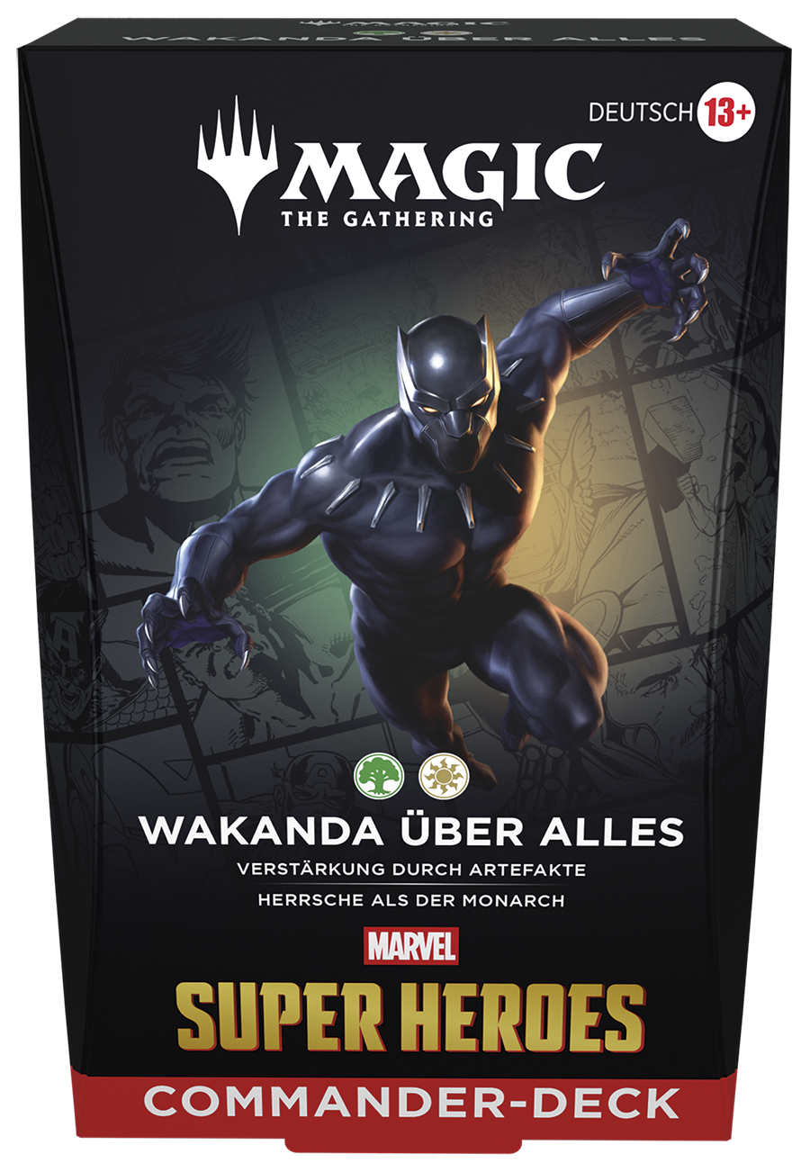 Magic: The Gathering - Marvel Super Heroes Commander Deck "Wakanda Über Alles" (Deutsch)
