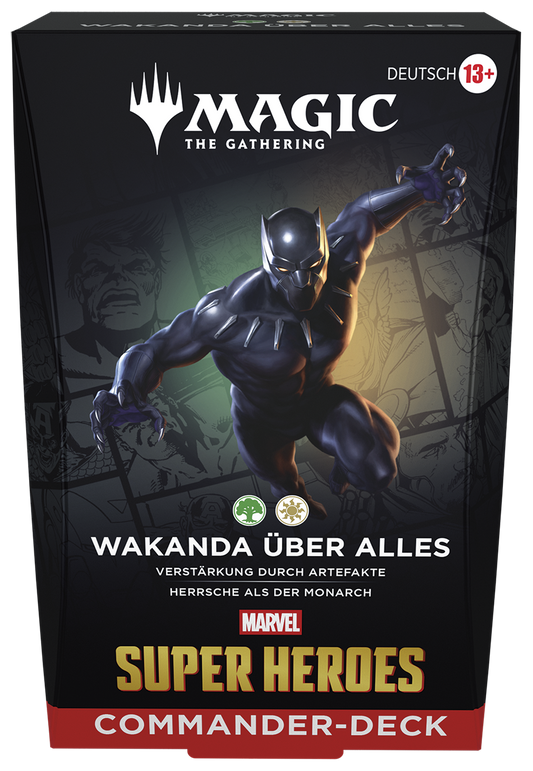 Magic: The Gathering - Marvel Super Heroes Commander Deck "Wakanda Über Alles" (Deutsch)