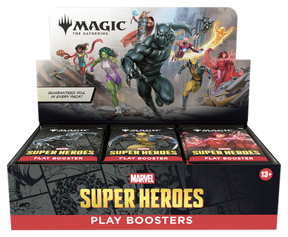 Magic: The Gathering - Marvel Super Heroes Play Booster Display (Englisch)