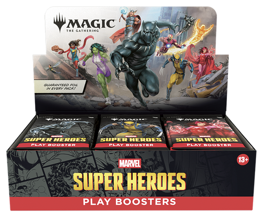 Magic: The Gathering - Marvel Super Heroes Play Booster Display (Englisch)