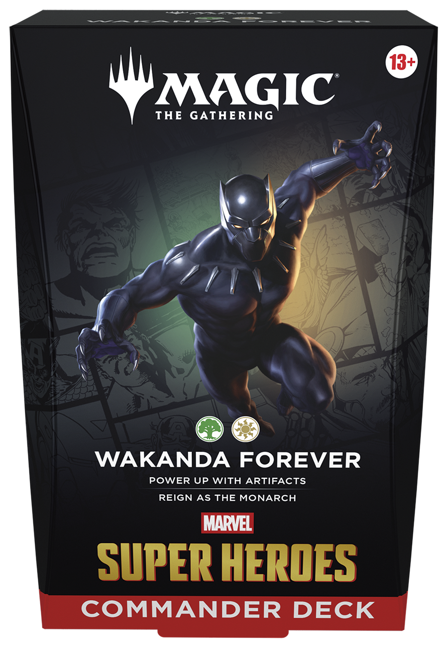 Magic: The Gathering - Marvel Super Heroes Commander Deck "Wakanda Forever" (Englisch)
