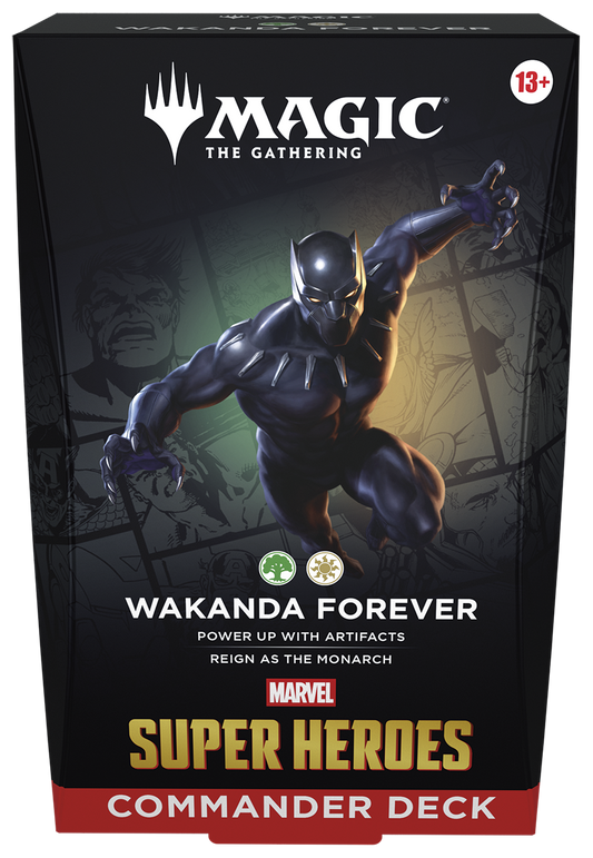 Magic: The Gathering - Marvel Super Heroes Commander Deck "Wakanda Forever" (Englisch)