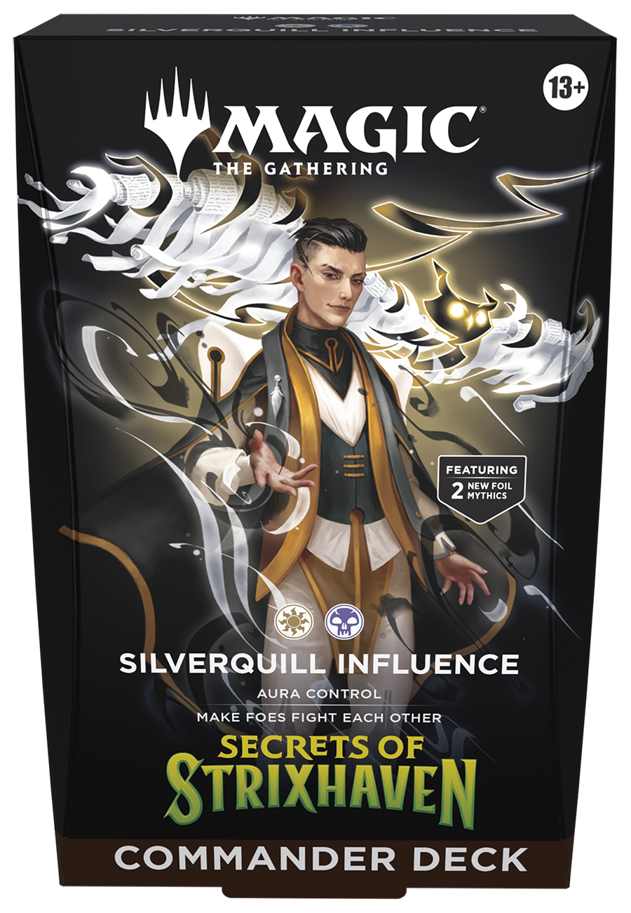Magic: The Gathering - Secrets of Strixhaven Commander: Silverquill Influence (Englisch)