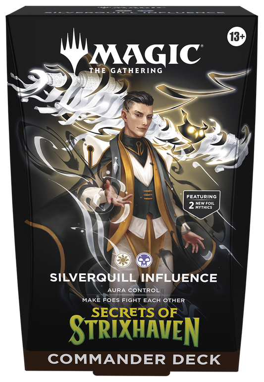 Magic: The Gathering - Secrets of Strixhaven Commander: Silverquill Influence (Englisch)