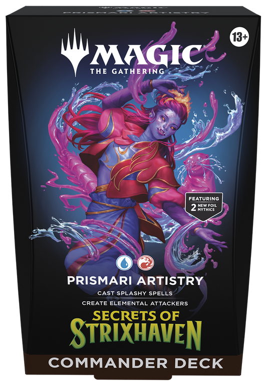 Magic: The Gathering - Secrets of Strixhaven Commander: Prismari-Artistry (Englisch)