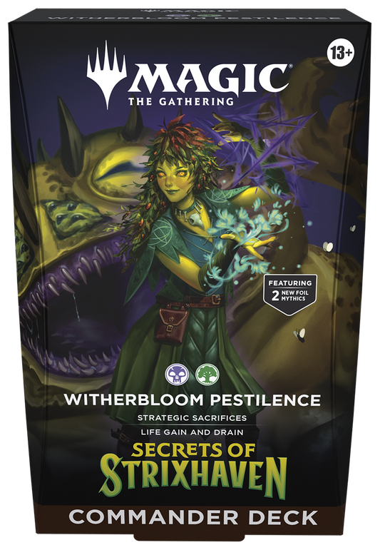 Magic: The Gathering - Secrets of Strixhaven Commander: Witherbloom Pestilence (Englisch)