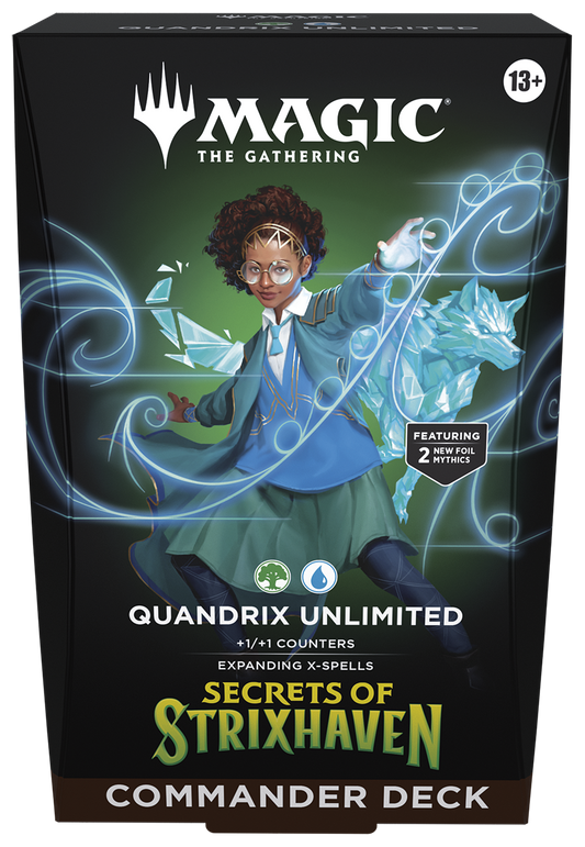 Magic: The Gathering - Secrets of Strixhaven Commander: Quandrix Unlimited  (Englisch)
