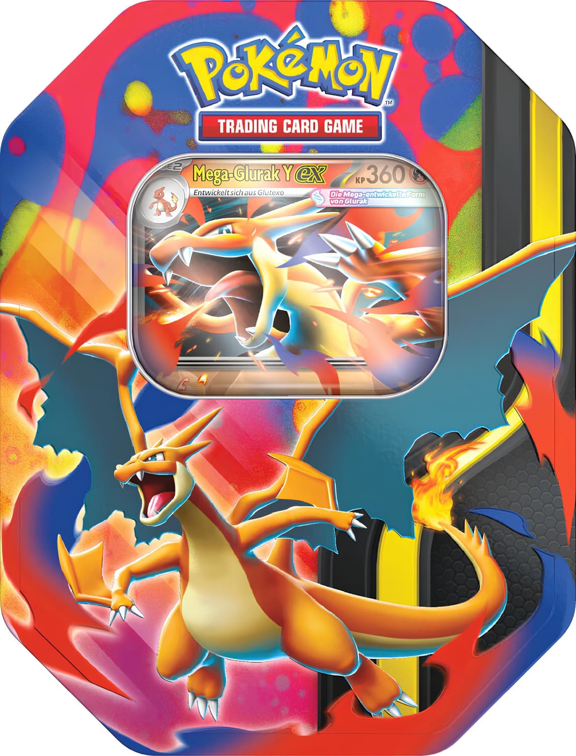 Pokémon Sammelkartenspiel - Mega-Glurak Y-ex Tin-Box (Deutsch)