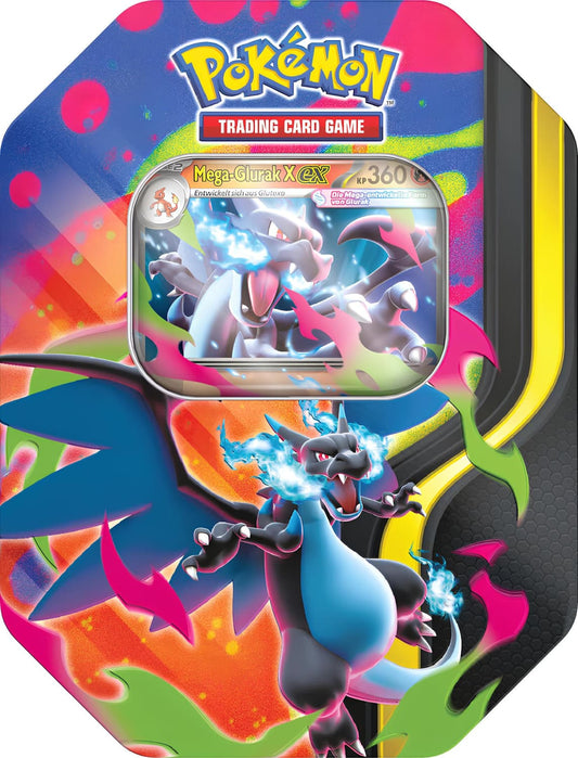 Pokémon Sammelkartenspiel - Mega-Glurak X-ex Tin-Box (Deutsch)