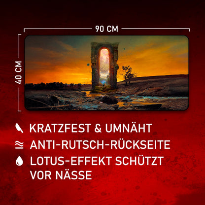 Kraken Wargames - Gaming Mousepad 90x40cm "Doorway Wolf"