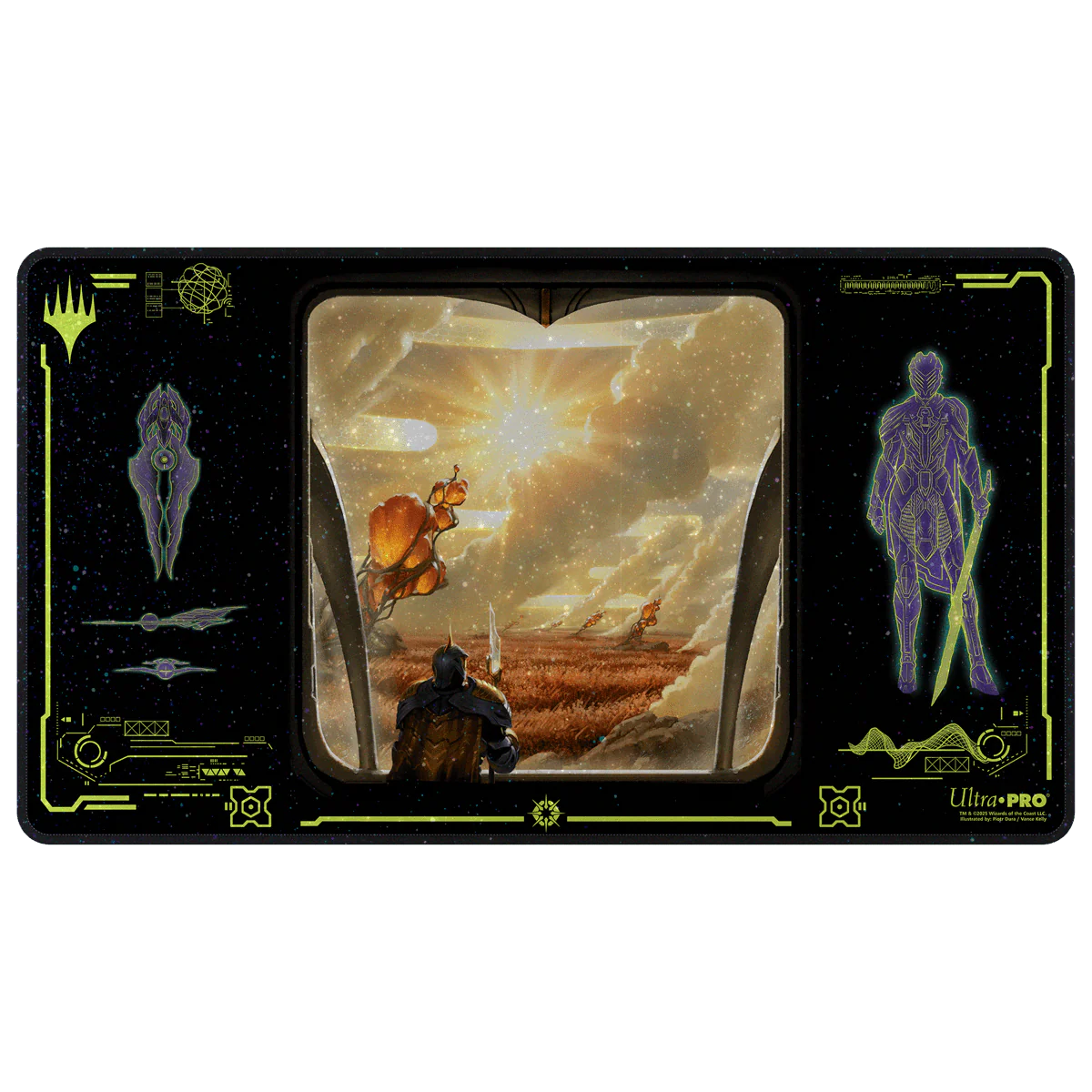 Ultra Pro Holofoil Playmat - MTG Edge of Eternities - Adagia, Windswept Bastion