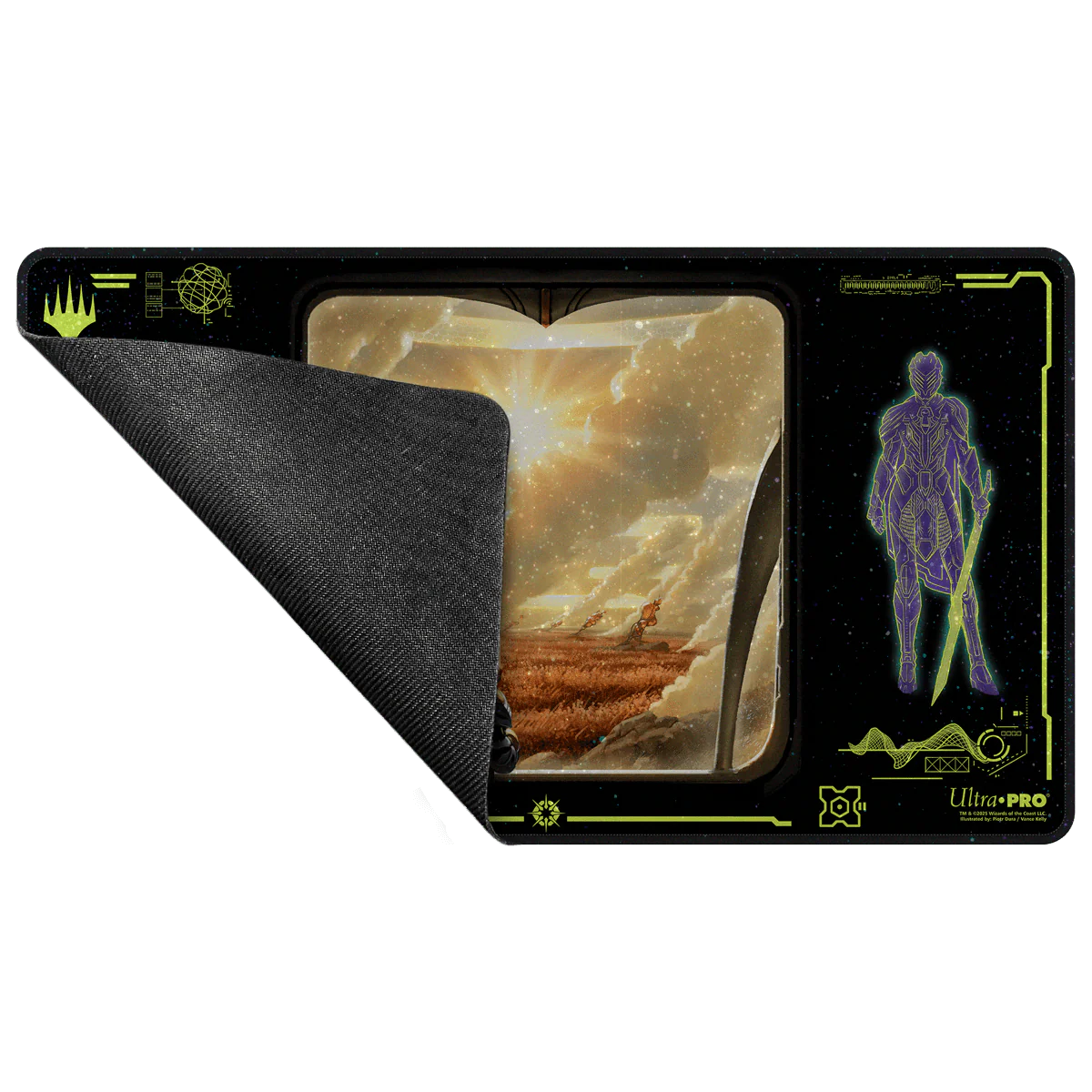 Ultra Pro Holofoil Playmat - MTG Edge of Eternities - Adagia, Windswept Bastion