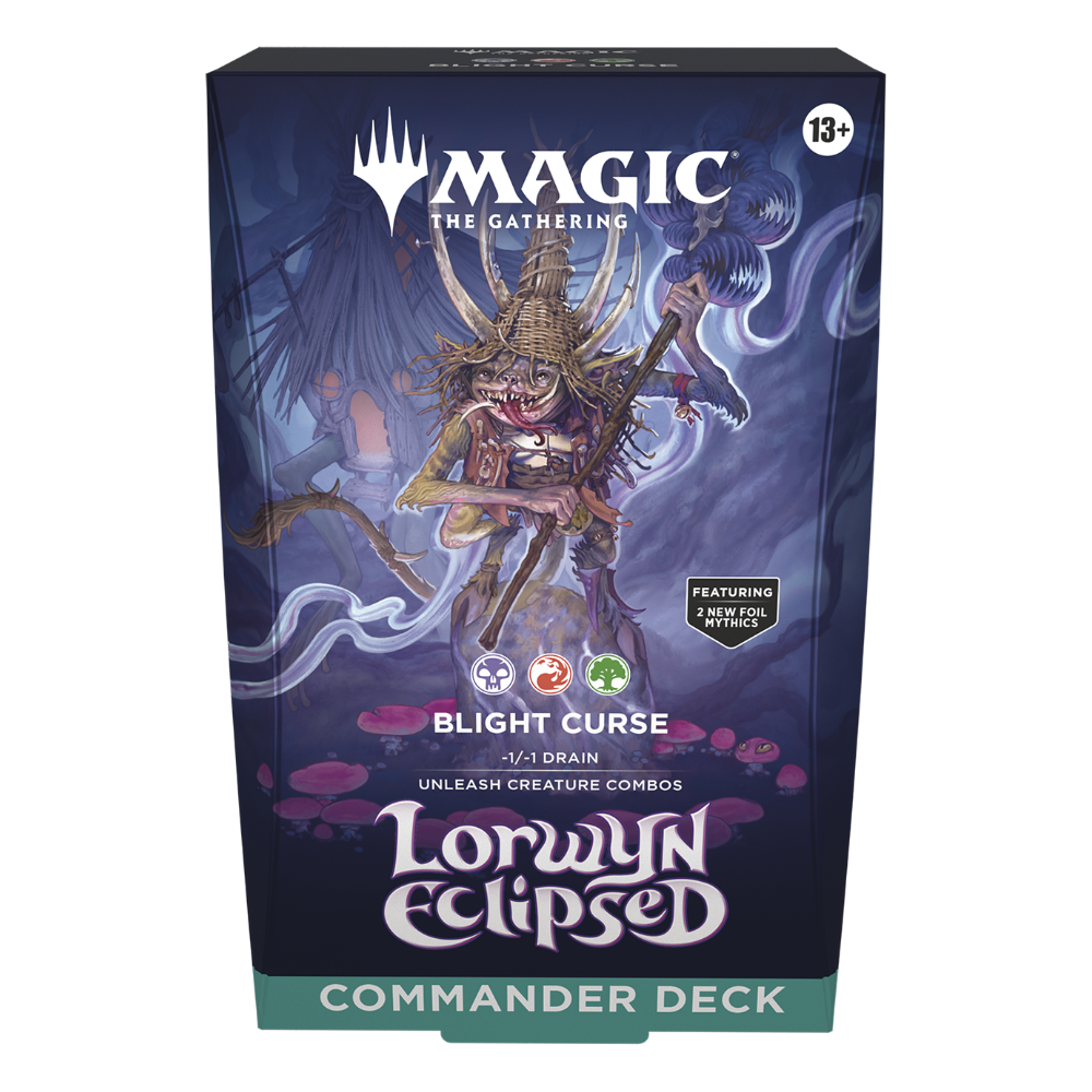 Magic: The Gathering - Lorwyn Eclipsed Commander: Blight Curse (Englisch)