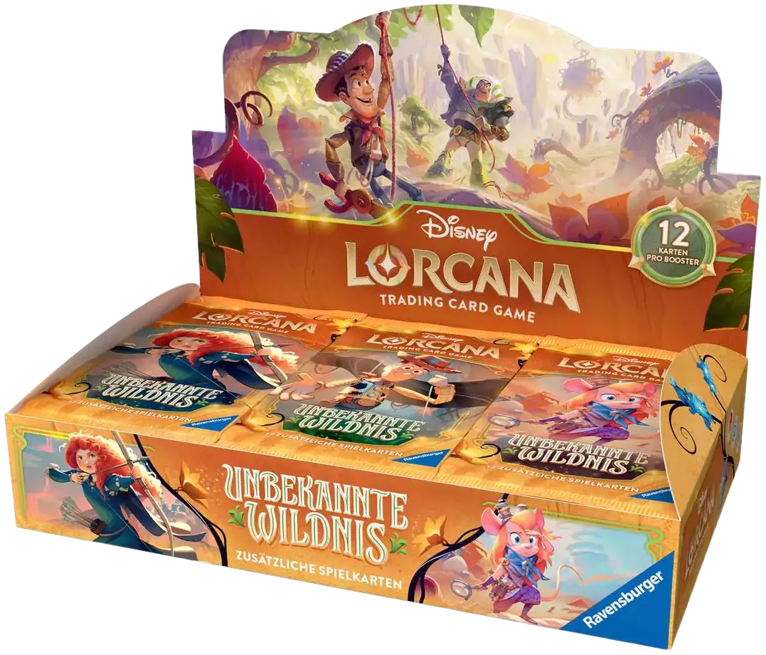 Disney Lorcana - Unbekannte Wildnis Booster Display (Deutsch)