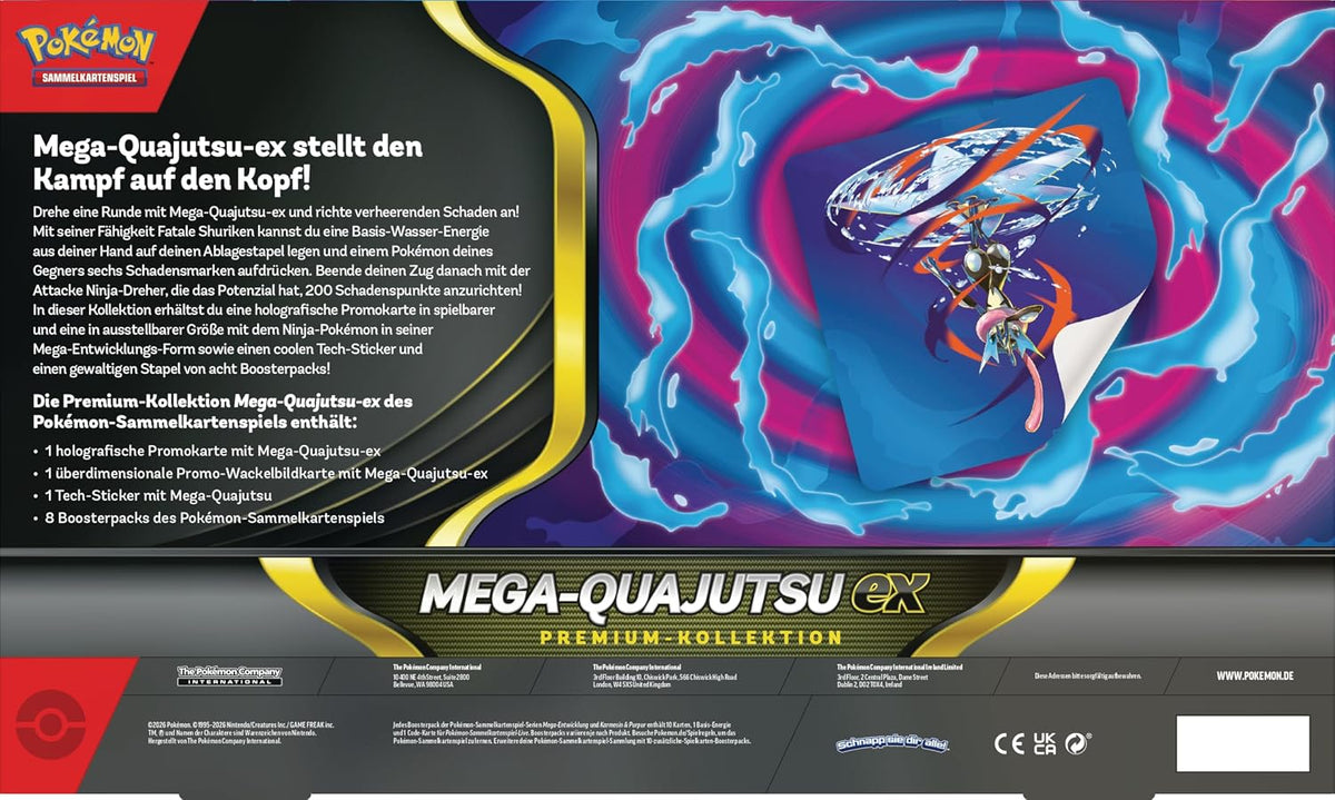 Pokémon Sammelkartenspiel - Mega-Quajutsu ex Premium Kollektion (Deutsch)
