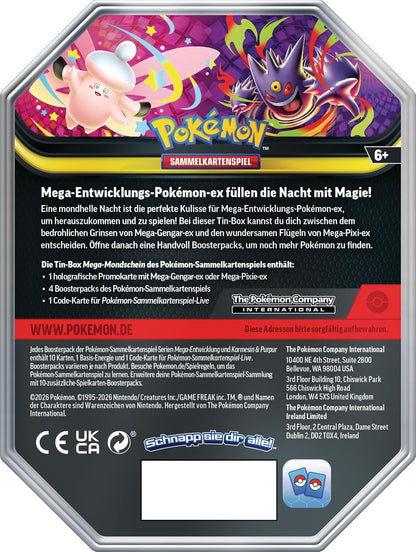 Pokémon Sammelkartenspiel - Mega-Pixi Summer 2026 Tin-Box (Deutsch)