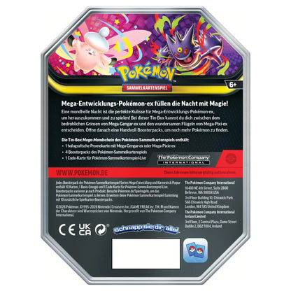 Pokémon Sammelkartenspiel - Mega-Gengar Summer 2026 Tin-Box (Deutsch)