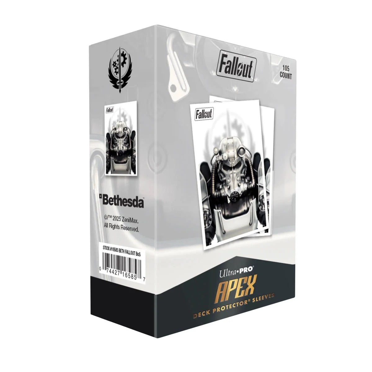 Ultra Pro Apex Sleeves - Brotherhood of Steel (Fallout)